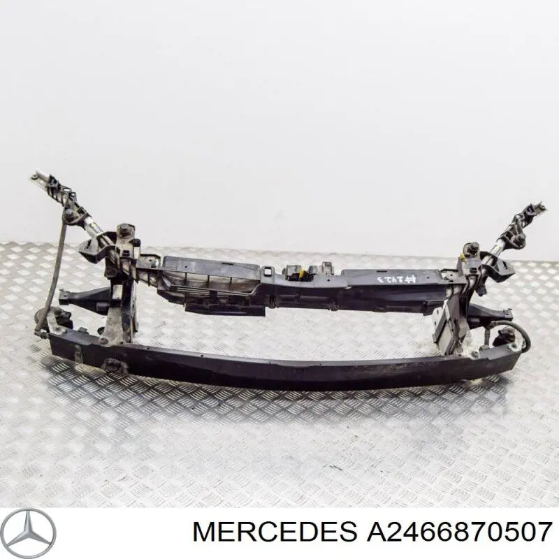 A2466870507 Mercedes Conduto de ar (defletor) inferior do radiador