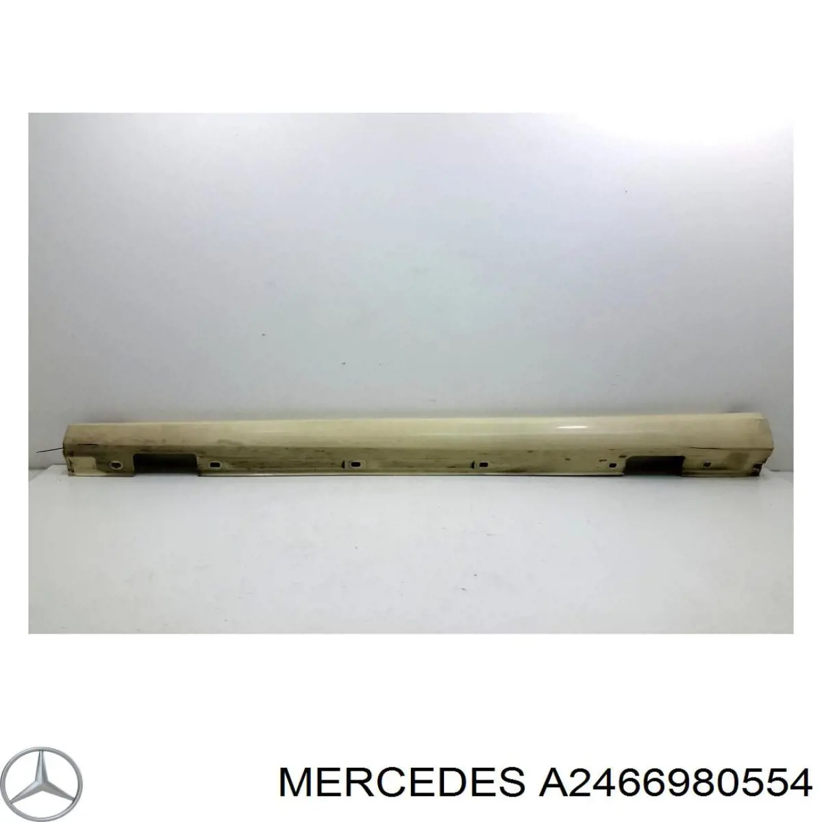 Placa sobreposta (moldura) externa esquerda de acesso Mercedes A2466980554 preço, a partir de 187,28 USD