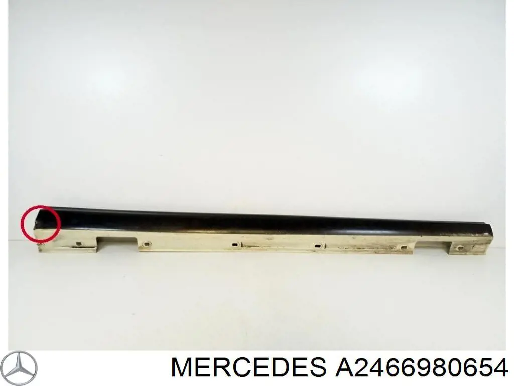 Placa sobreposta (moldura) externa direita de acesso Mercedes A24669806549999 preço, a partir de 216,23 USD