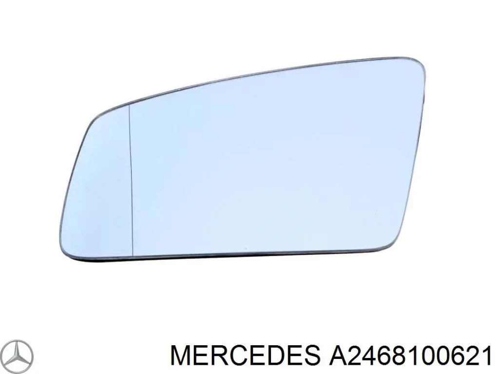Elemento espelhado do espelho de retrovisão direito Mercedes A2468100621 preço, a partir de 60,78 USD