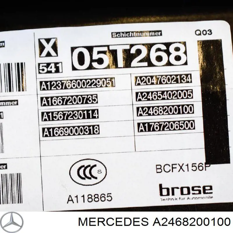 Compre A2468200100 Mercedes Alto-falante da porta traseira
