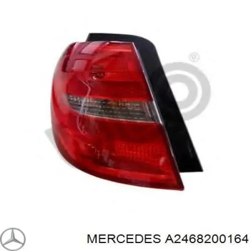 A2468200164 Mercedes Lanterna traseira esquerda
