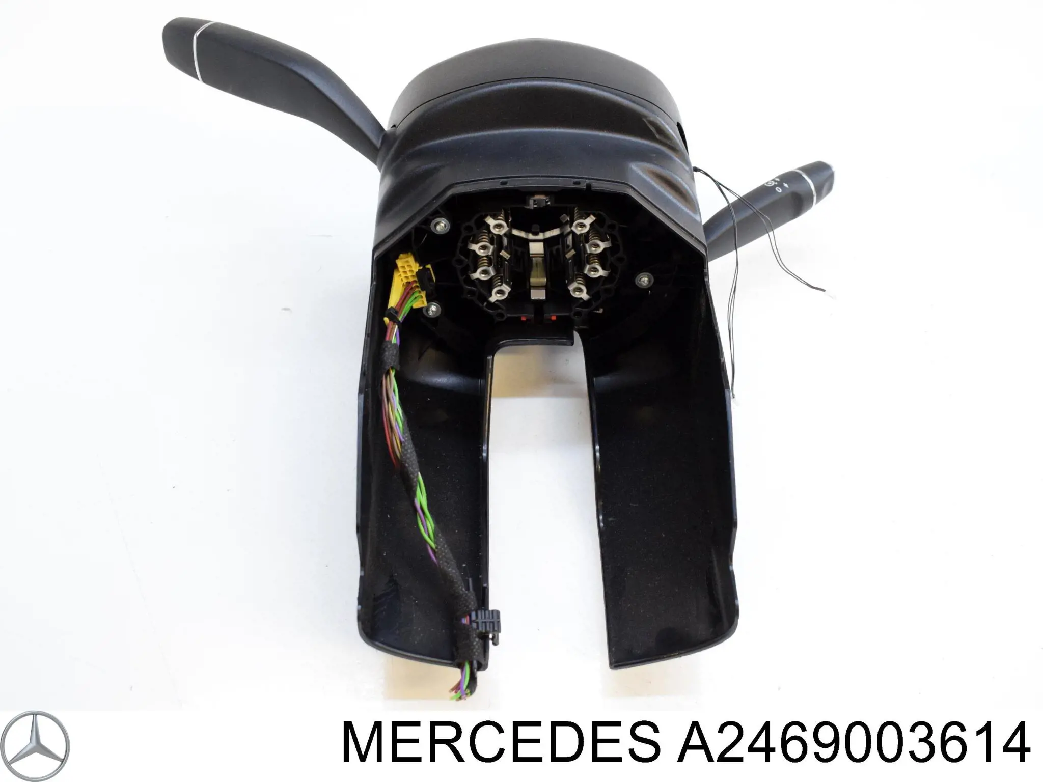 A2469003614 Mercedes Comutador instalado na coluna da direção, montado