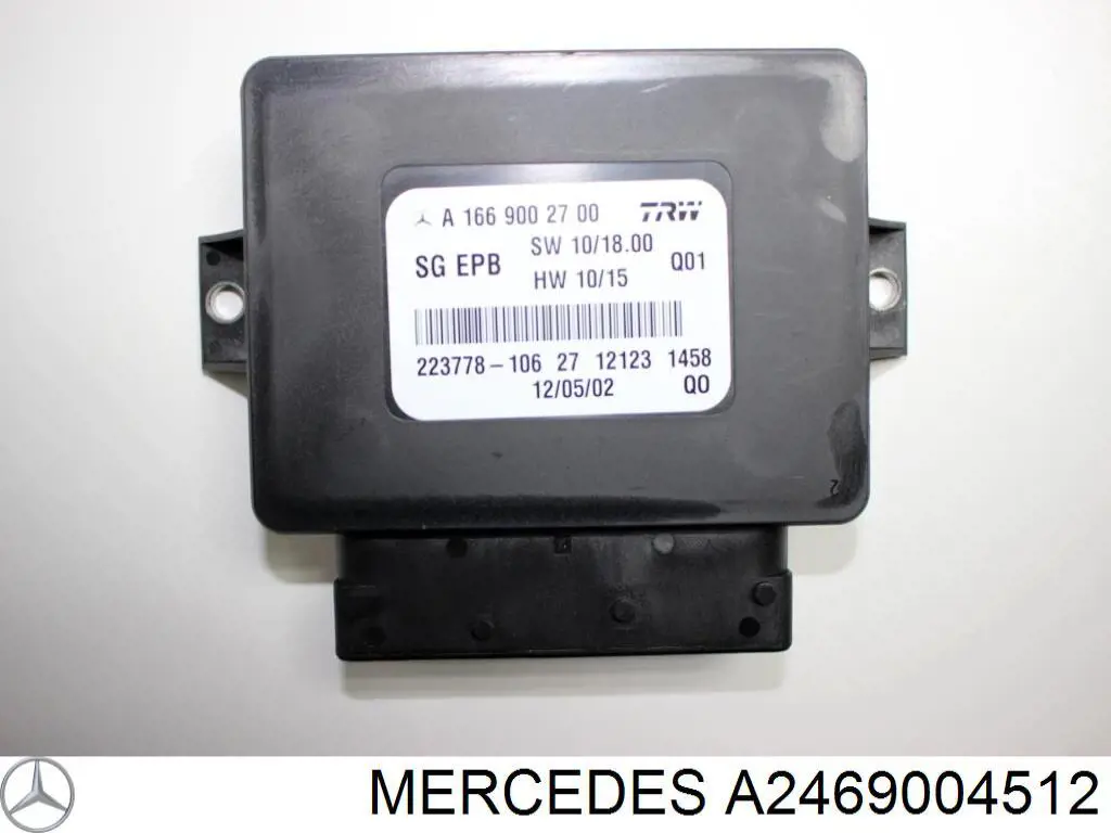 Compre A2469004512 Mercedes Unidade de controlo (módulo) do freio de estacionamento eletromecânico