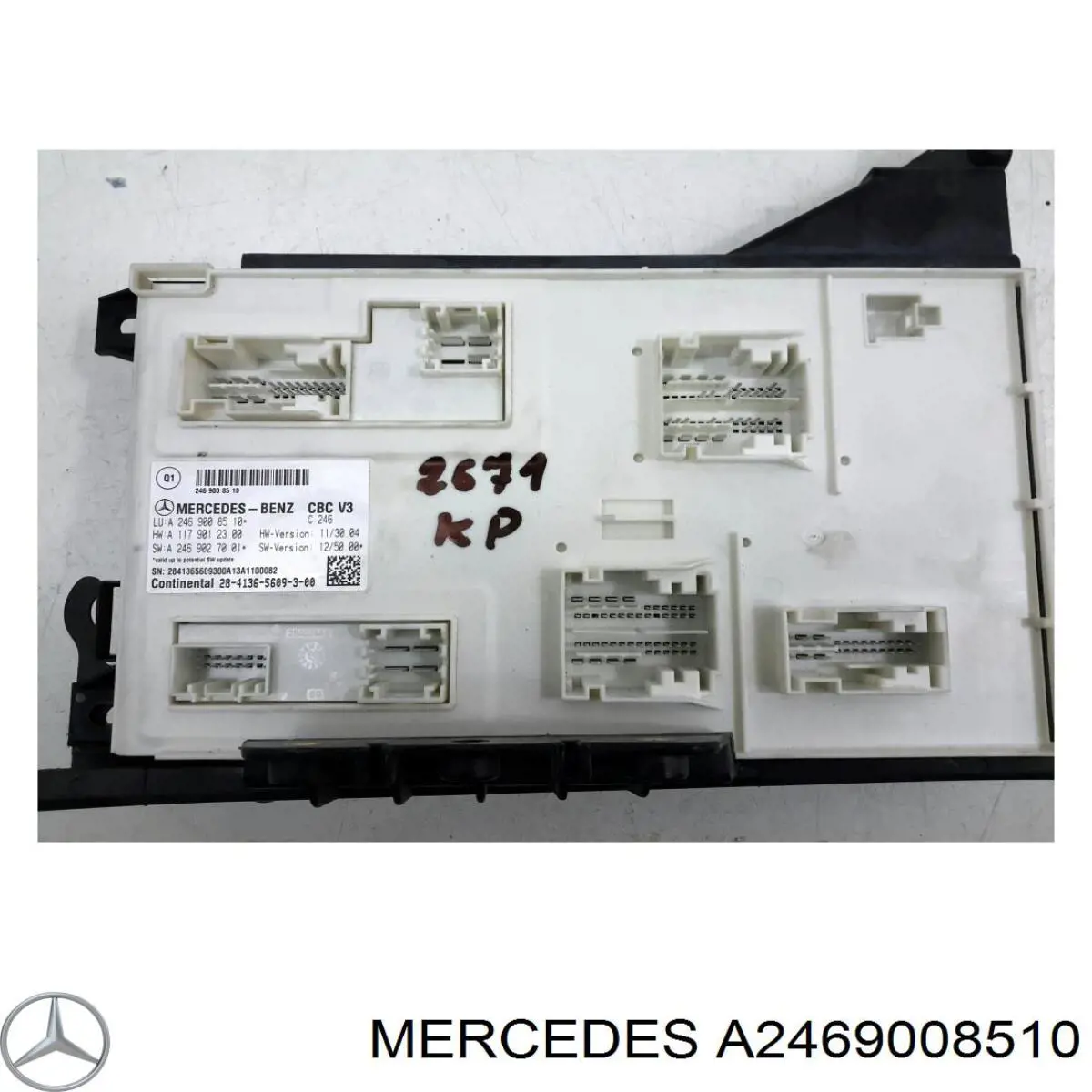 A2469008510 Mercedes Unidade de controlo de sinais SAM