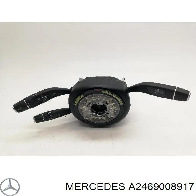 A2469008917 Mercedes Comutador instalado na coluna da direção, montado