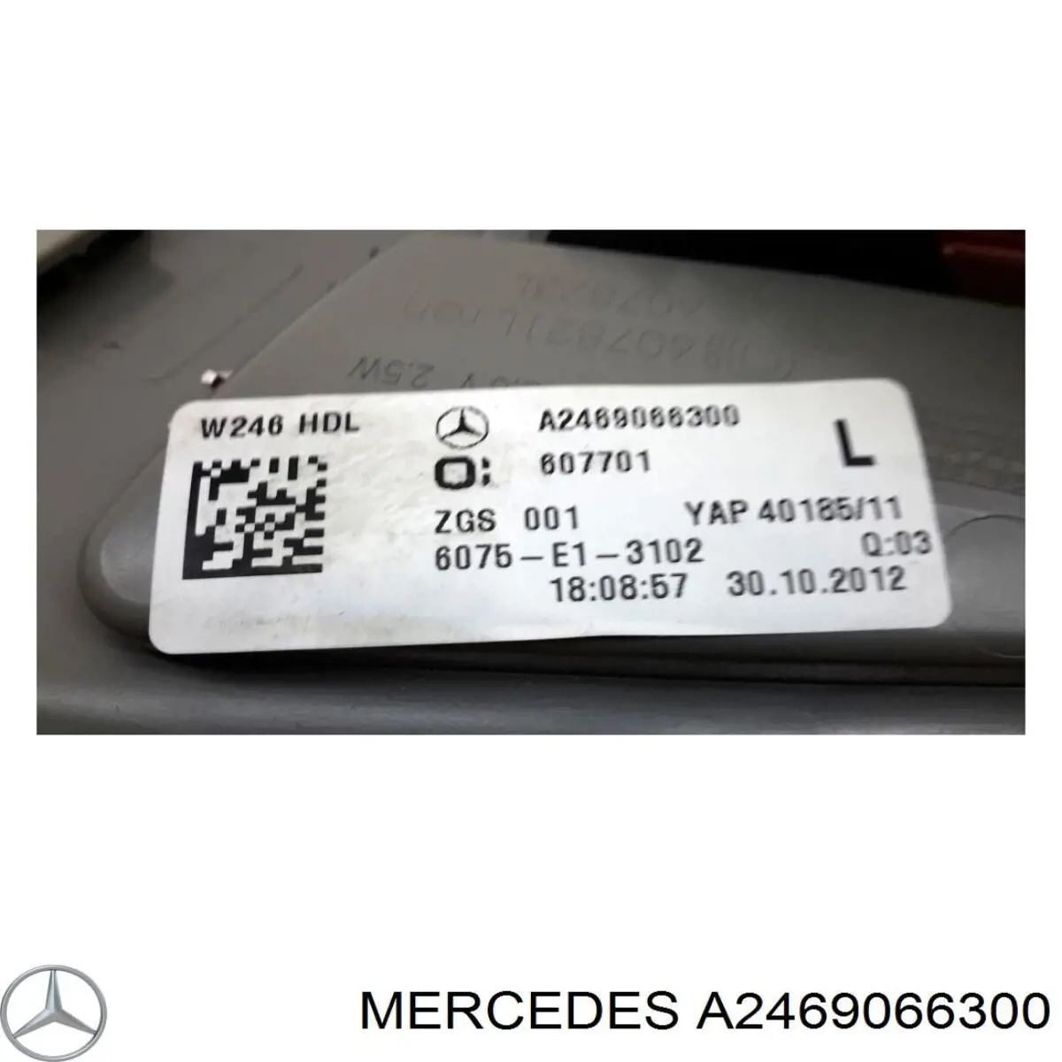 Compre A2469066300 Mercedes Lanterna traseira esquerda interna
