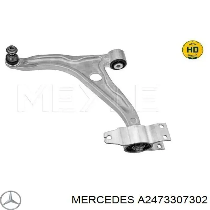 Braço oscilante inferior esquerdo de suspensão dianteira Mercedes A2473307302 preço, a partir de 168,66 USD