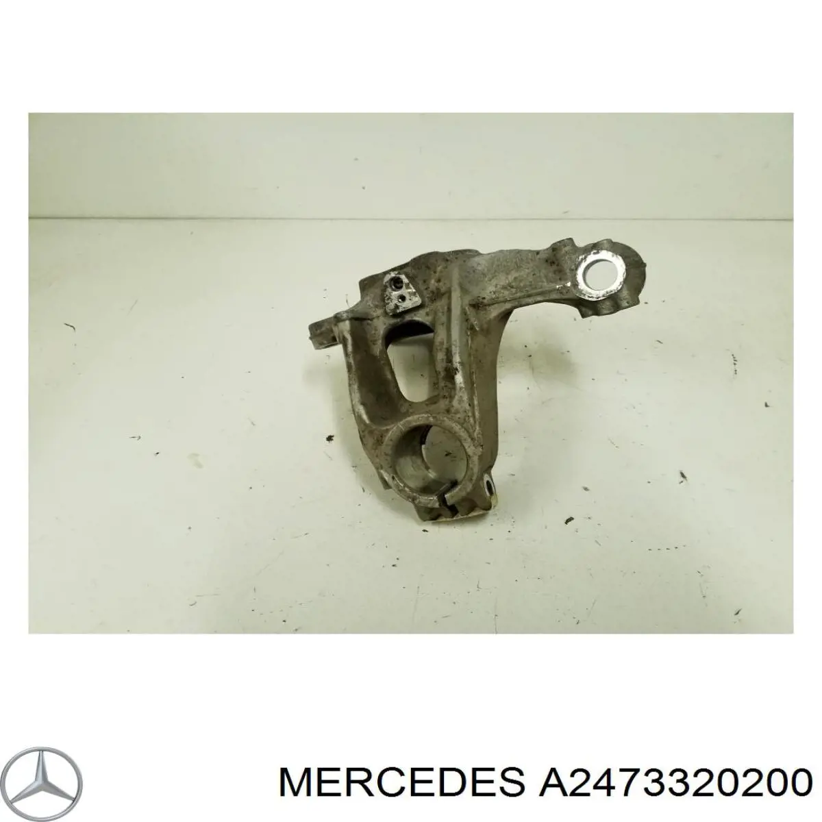 A2473320200 Mercedes Pino moente (extremidade do eixo) dianteiro direito