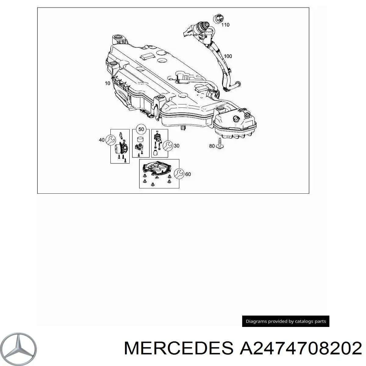 Tanque AD BLUE Mercedes A preço, a partir de 606,74 USD