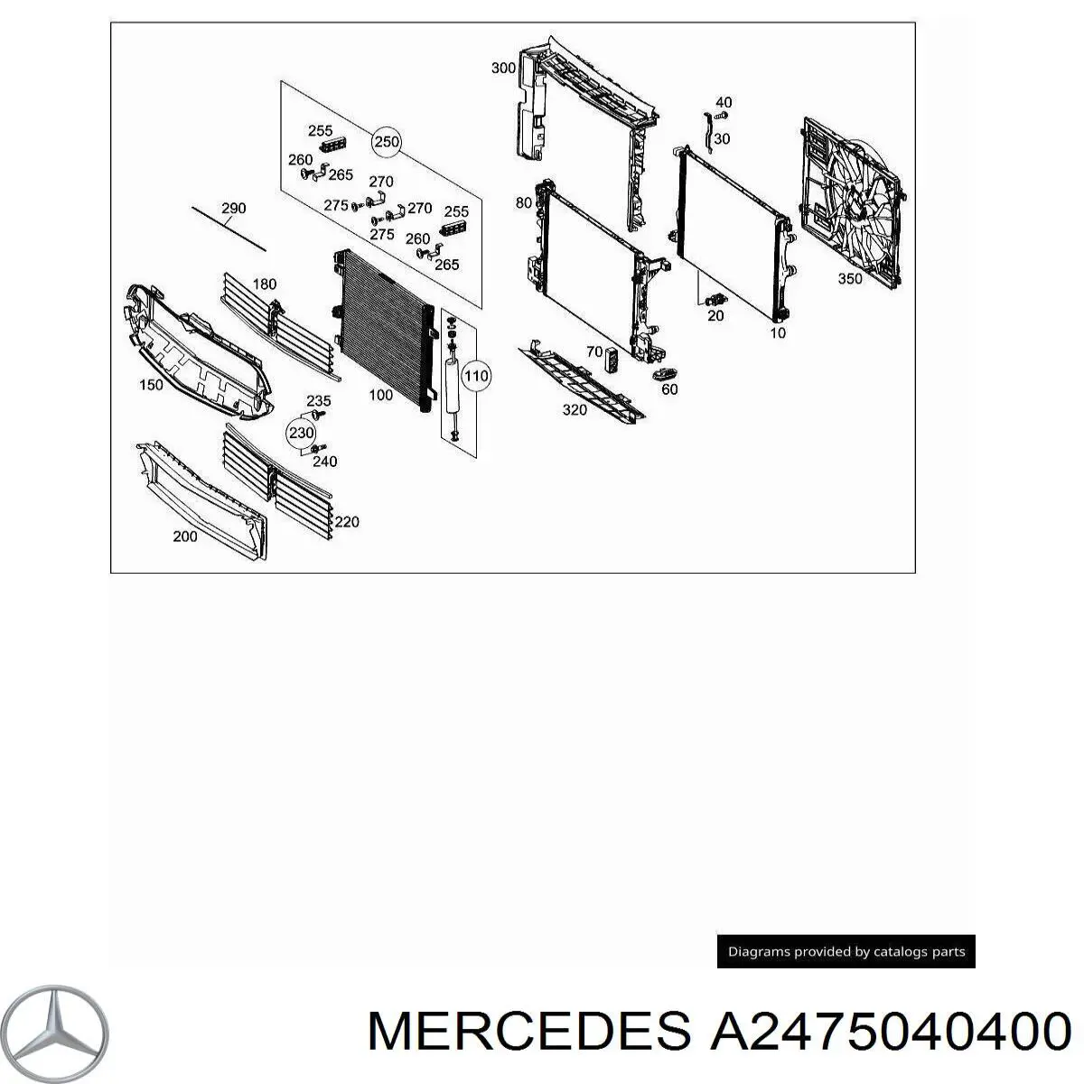  Mercedes A2475040400 preço, a partir de 19,05 USD