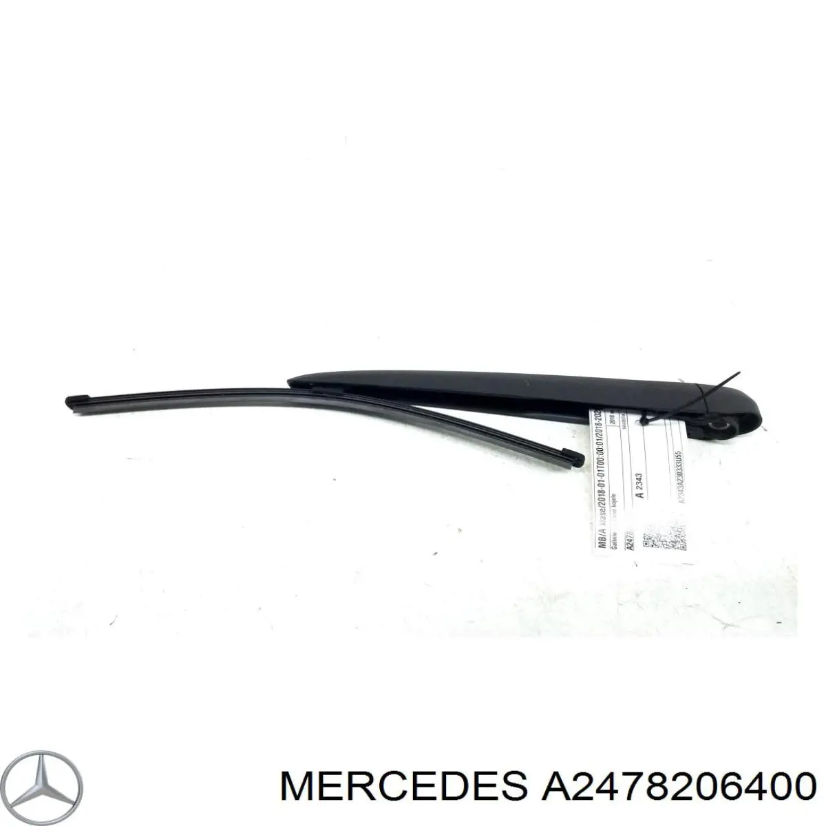 A2478206400 Mercedes Braço de limpa-pára-brisas de vidro traseiro