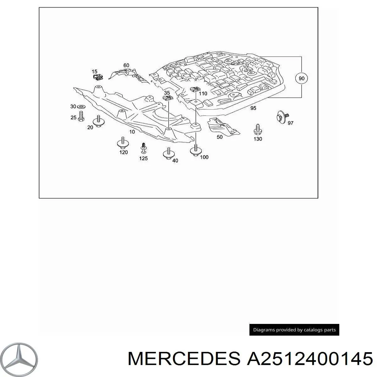  Mercedes A2512400145 preço, a partir de 84,00 USD