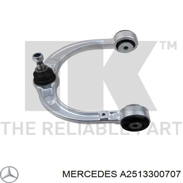 Braço oscilante superior esquerdo de suspensão dianteira Mercedes A2513300707 preço, a partir de 112,37 USD