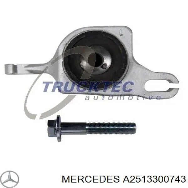 Bloco silencioso dianteiro do braço oscilante inferior Mercedes A2513300743 preço, a partir de 77,95 USD