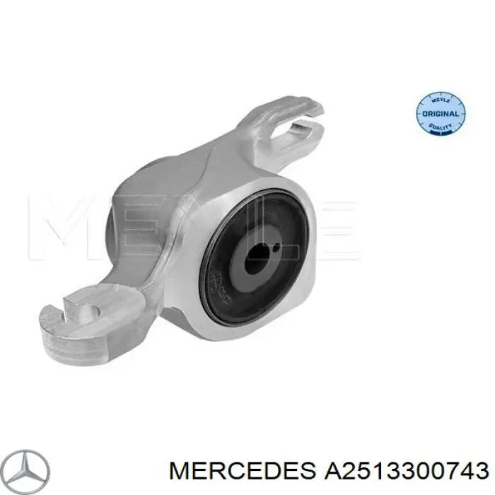 Compre A2513300743 Mercedes Bloco silencioso dianteiro do braço oscilante inferior