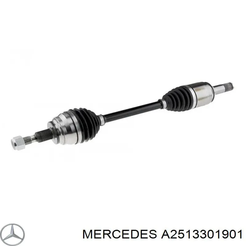 Compre A2513301701 Mercedes Semieixo (acionador) dianteiro esquerdo