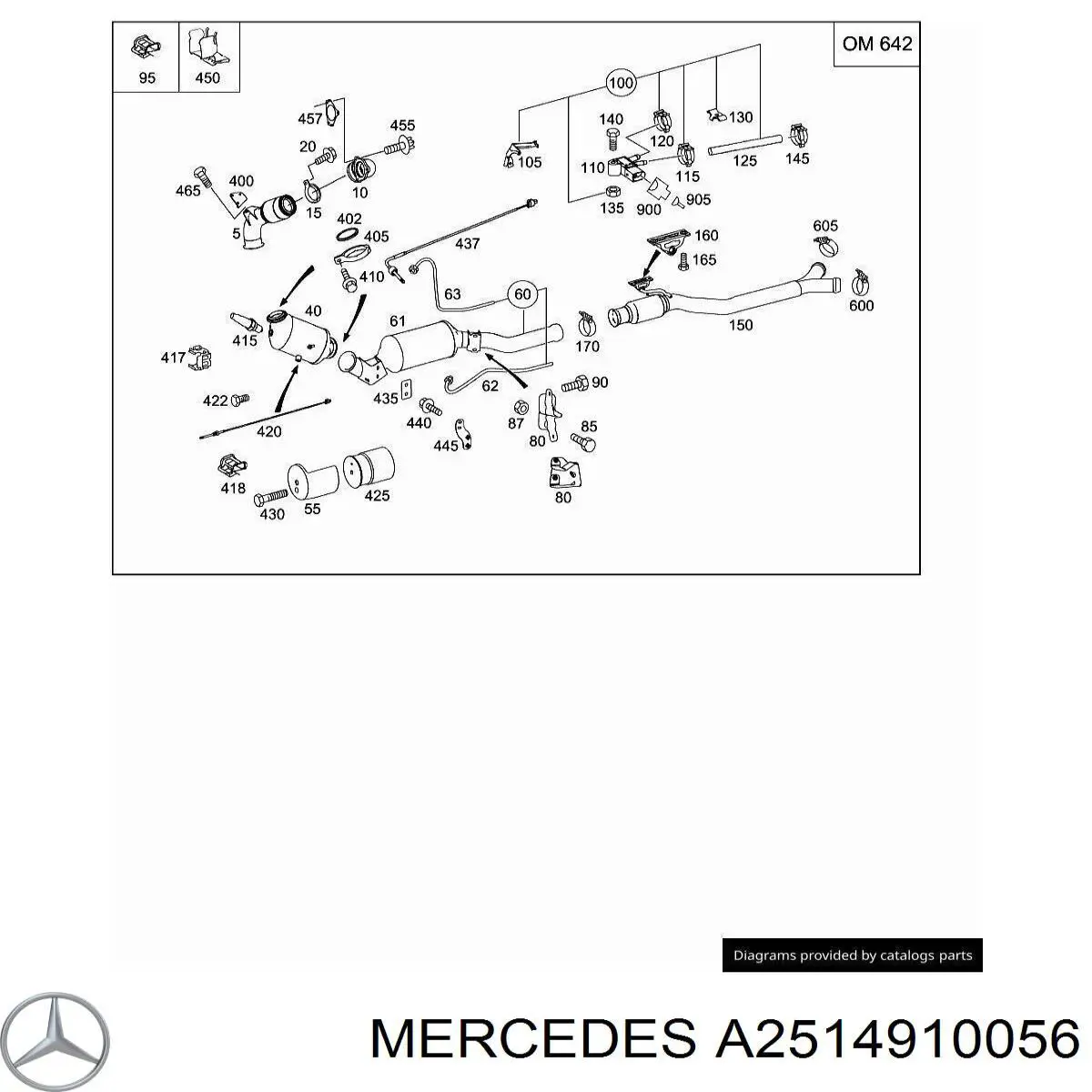  Mercedes A2514910056 preço, a partir de 102,54 USD