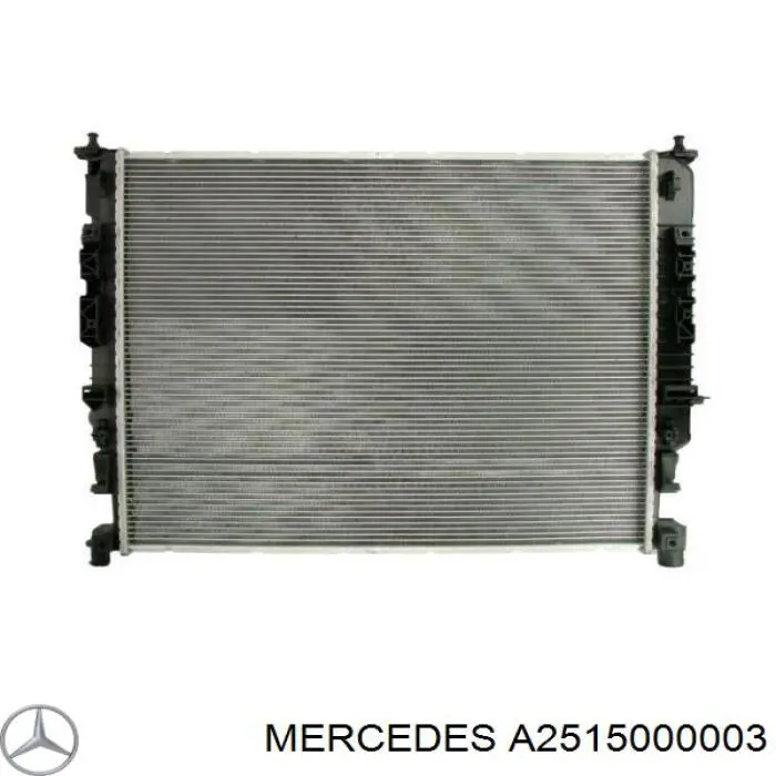 Radiador de esfriamento de motor Mercedes A2515000003 preço, a partir de 164,02 USD