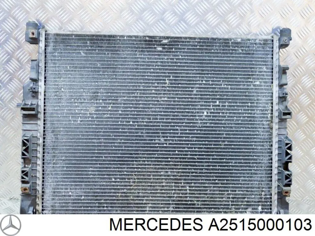 A2515000103 Mercedes Radiador de esfriamento de motor
