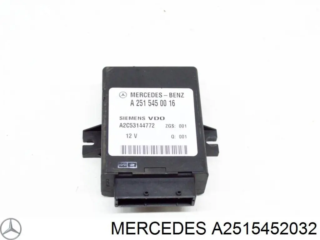 Compre 2515453232 Mercedes Unidade de controlo de suspensão pneumática