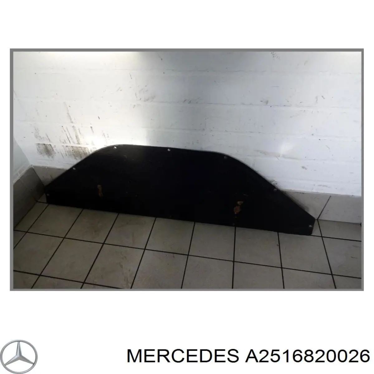 A2516820026 Mercedes Isolamento de ruído da capota