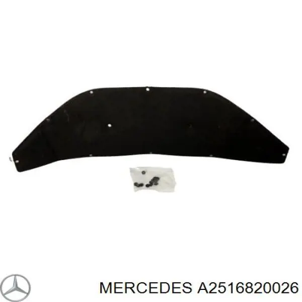 Isolamento de ruído da capota Mercedes A2516820026 preço, a partir de 63,56 USD