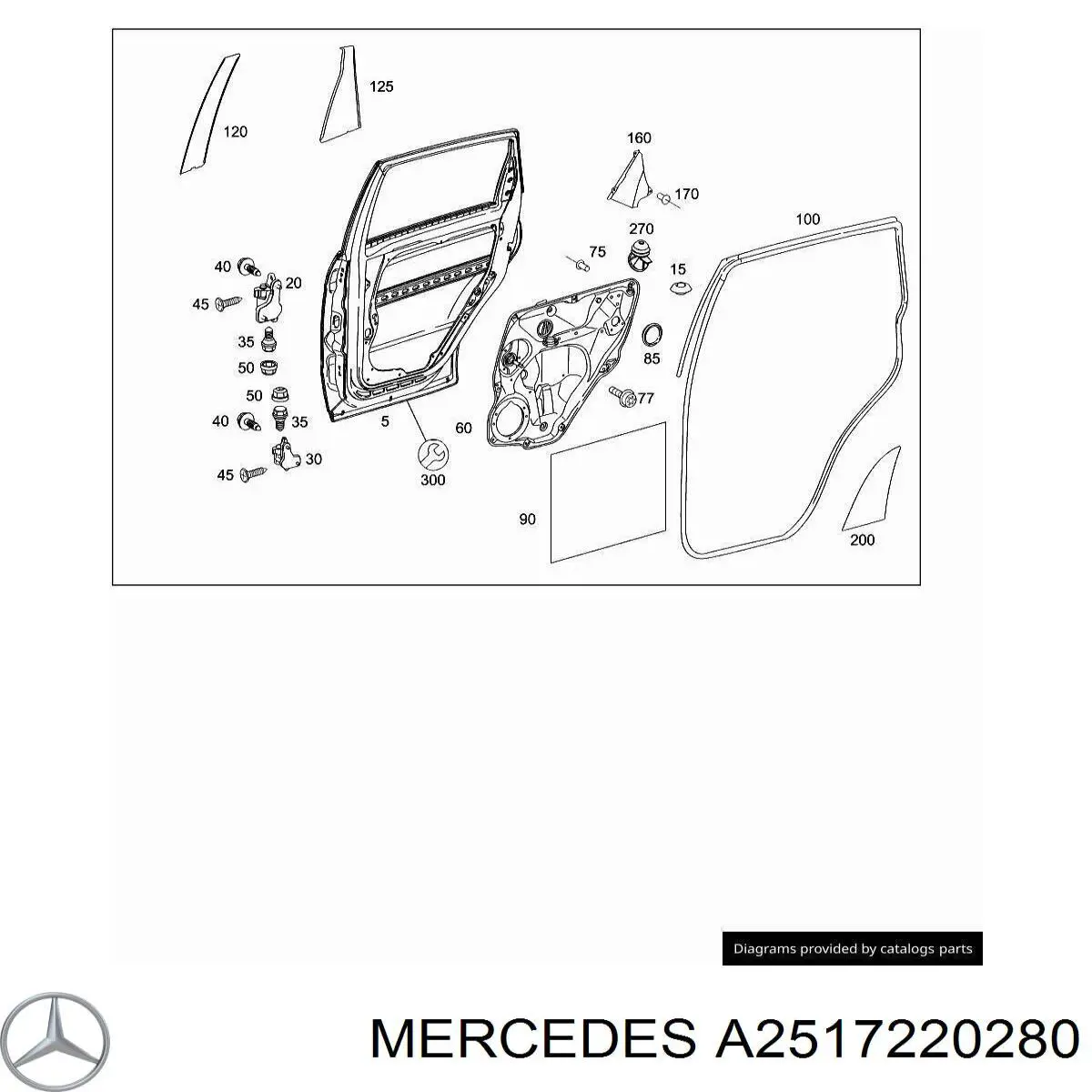  Mercedes A2517220280 preço, a partir de 8,39 USD