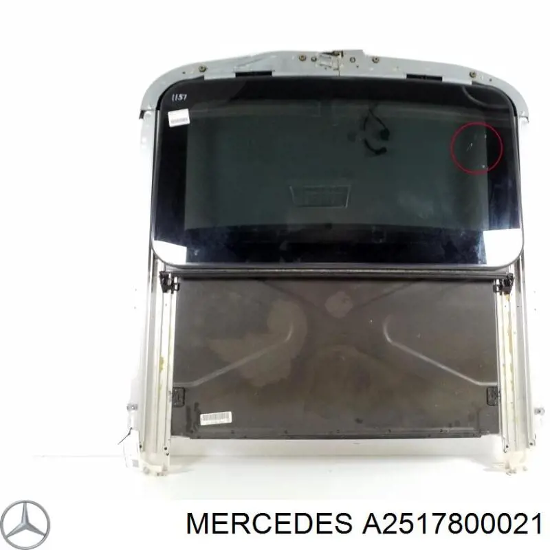 A2517800021 Mercedes Tampa de alcapão do teto