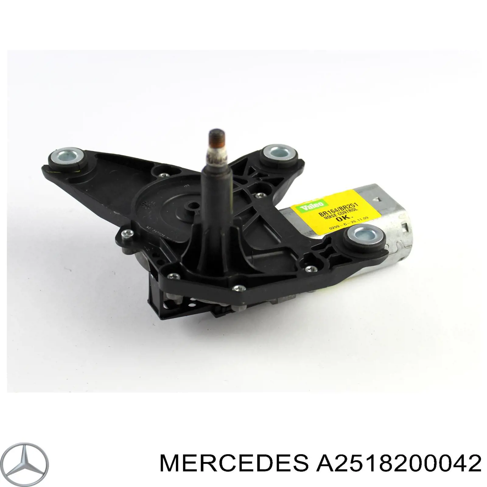 A2518200042 Mercedes Motor de limpador pára-brisas de vidro traseiro