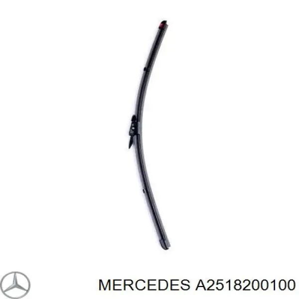 Compre A2518200100 Mercedes Limpa-pára-brisas do pára-brisas, kit de 2 un.