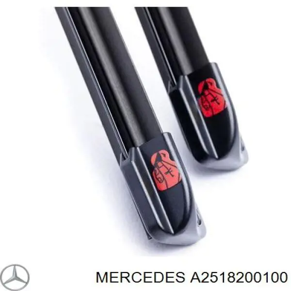Limpa-pára-brisas do pára-brisas, kit de 2 un. Mercedes A2518200100 preço, a partir de 31,13 USD