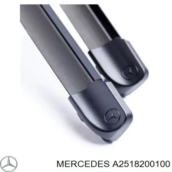 Compre A2518200100 Mercedes Limpa-pára-brisas do pára-brisas, kit de 2 un.