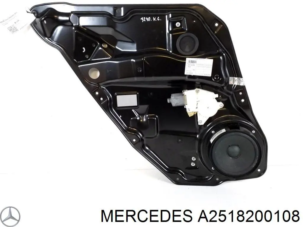 Motor de acionamento de vidro da porta traseira esquerda Mercedes A2518200108 preço, a partir de 64,70 USD