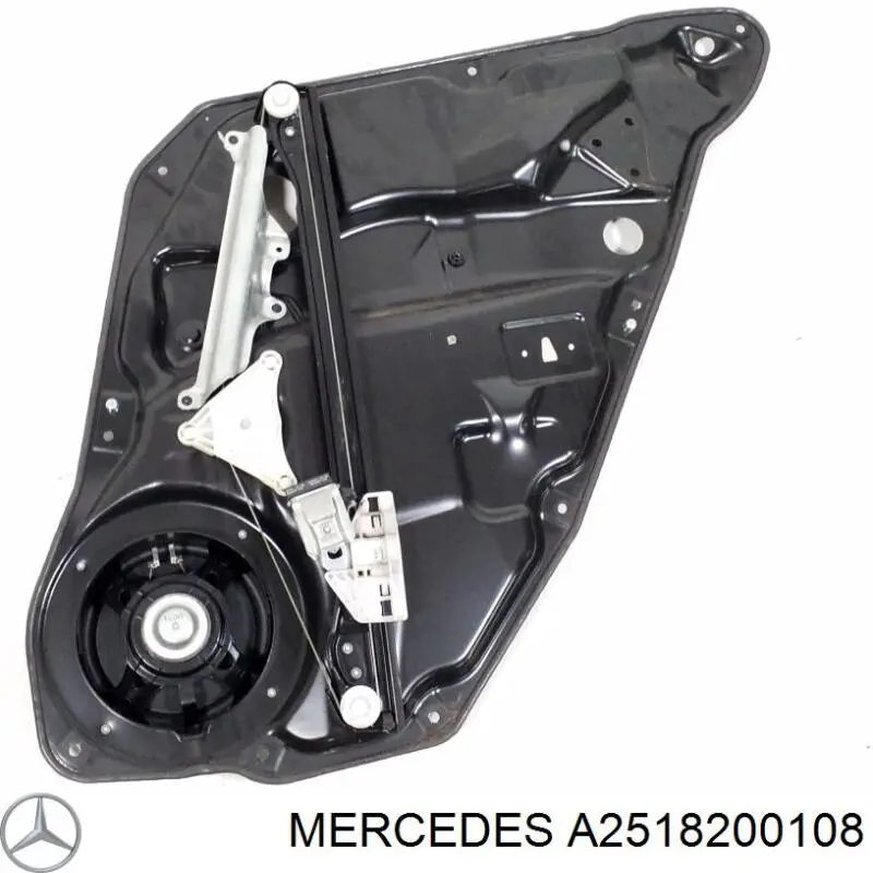 Compre A2518200108 Mercedes Motor de acionamento de vidro da porta traseira esquerda