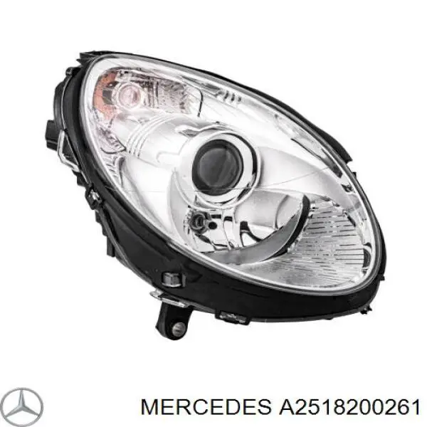 Luz direita Mercedes A2518200261 preço, a partir de 320,08 USD