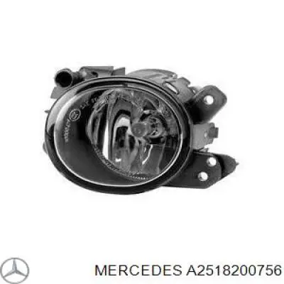 A2518200756 Mercedes Luzes de nevoeiro esquerdas