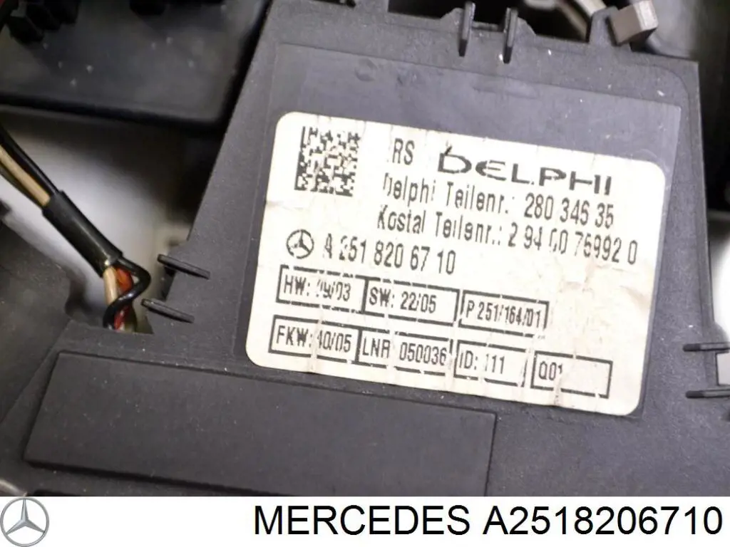  Mercedes A2518206710 preço, a partir de 45,97 USD