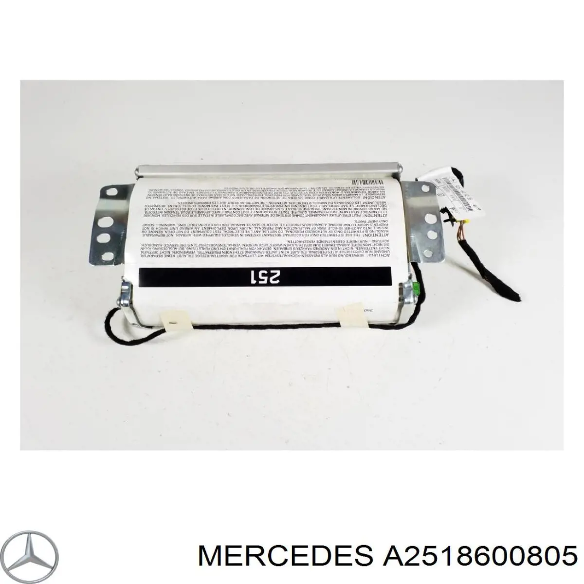 A2518600805 Mercedes Cinto de segurança (AIRBAG) de passageiro