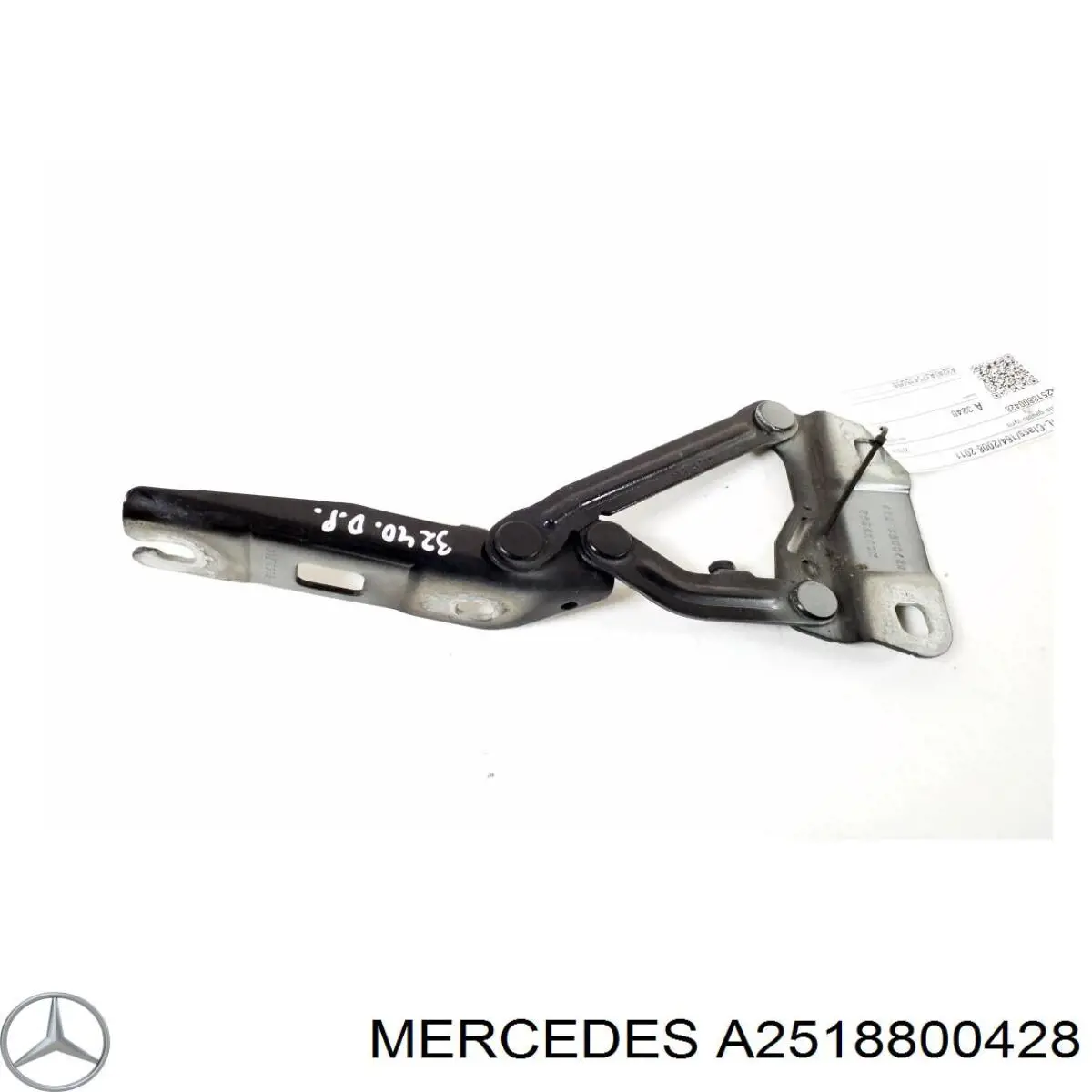 Compre A2518800428 Mercedes Gozno da capota direito