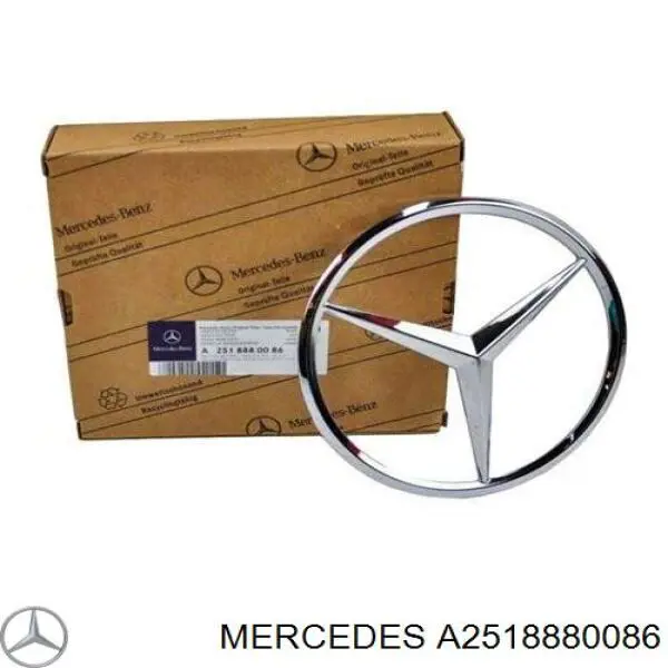 Emblema de grelha do radiador Mercedes A2518880086 preço, a partir de 108,49 USD