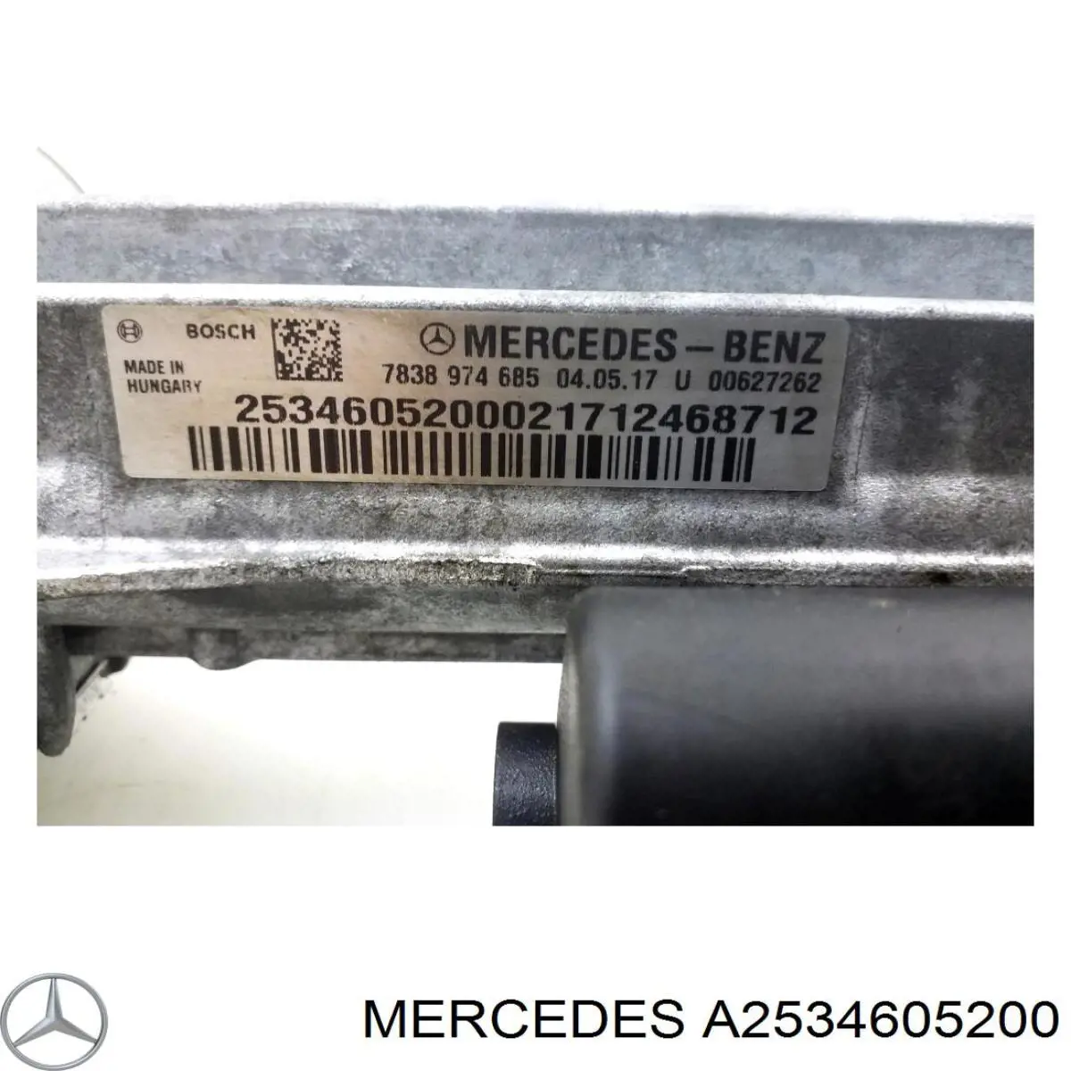 A2534605200 Mercedes Cremalheira da direção