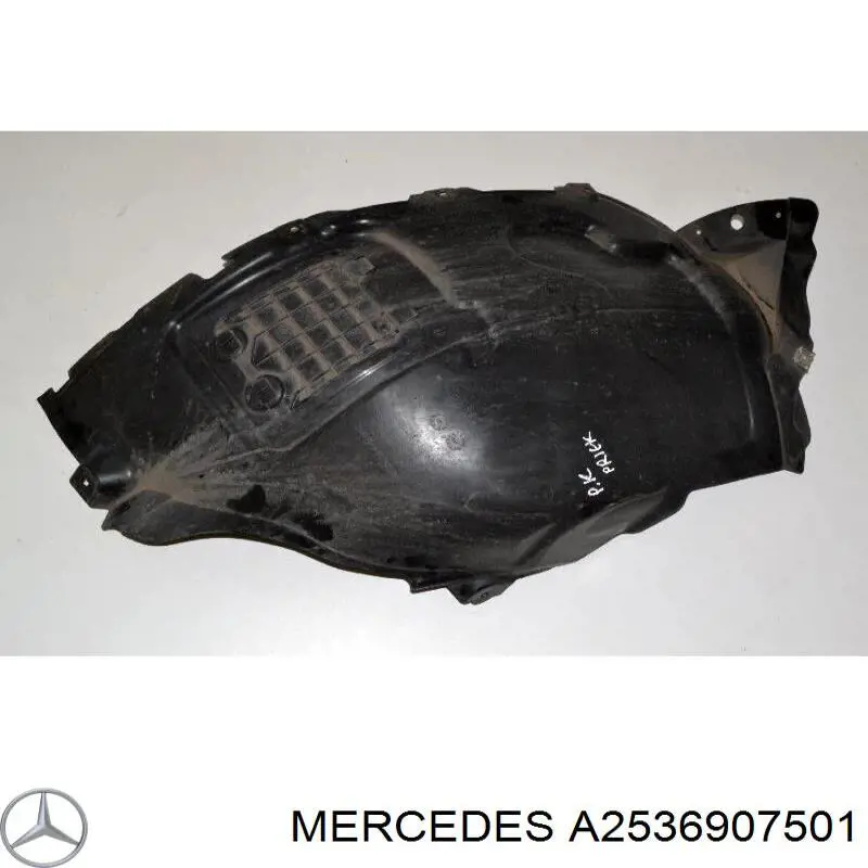 Guarda-barras esquerdo dianteiro do pára-lama dianteiro Mercedes A2536907501 preço, a partir de 103,37 USD
