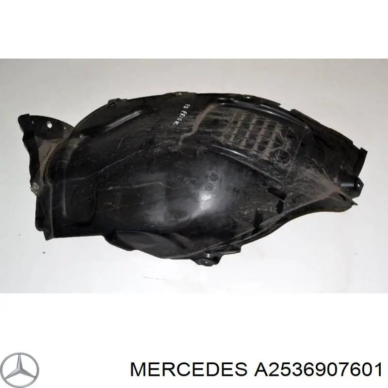 Guarda-barras direito dianteiro do pára-lama dianteiro Mercedes 2536907601 preço, a partir de 110,64 USD