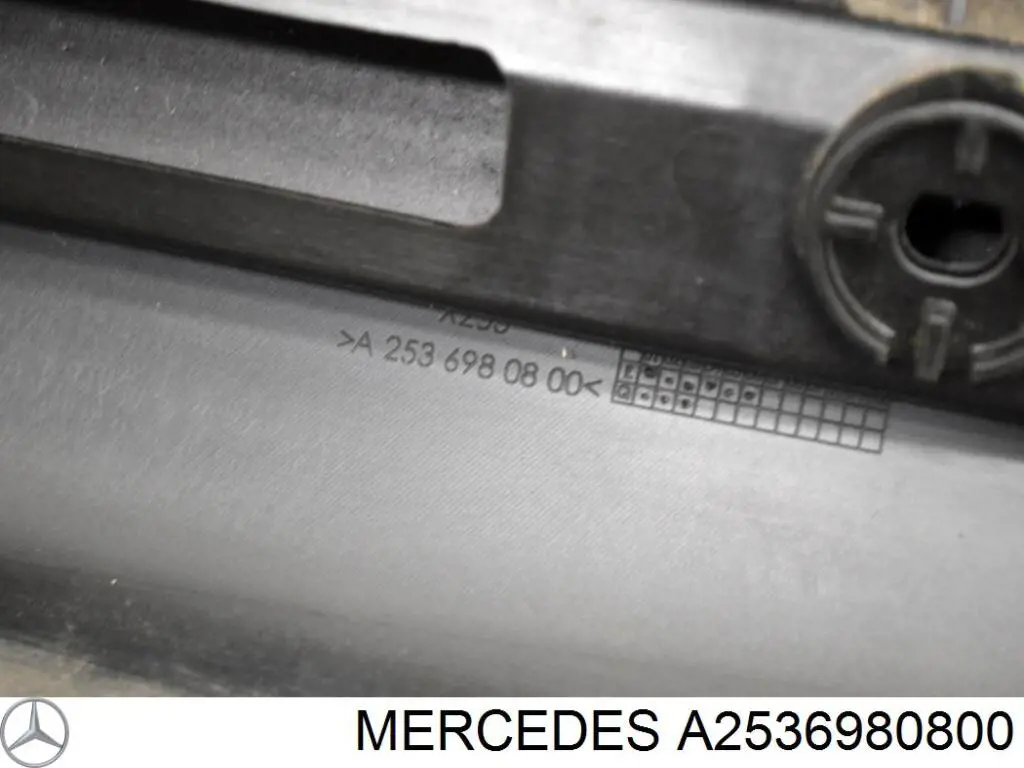 A2536980800 Mercedes Placa sobreposta (moldura) externa direita de acesso