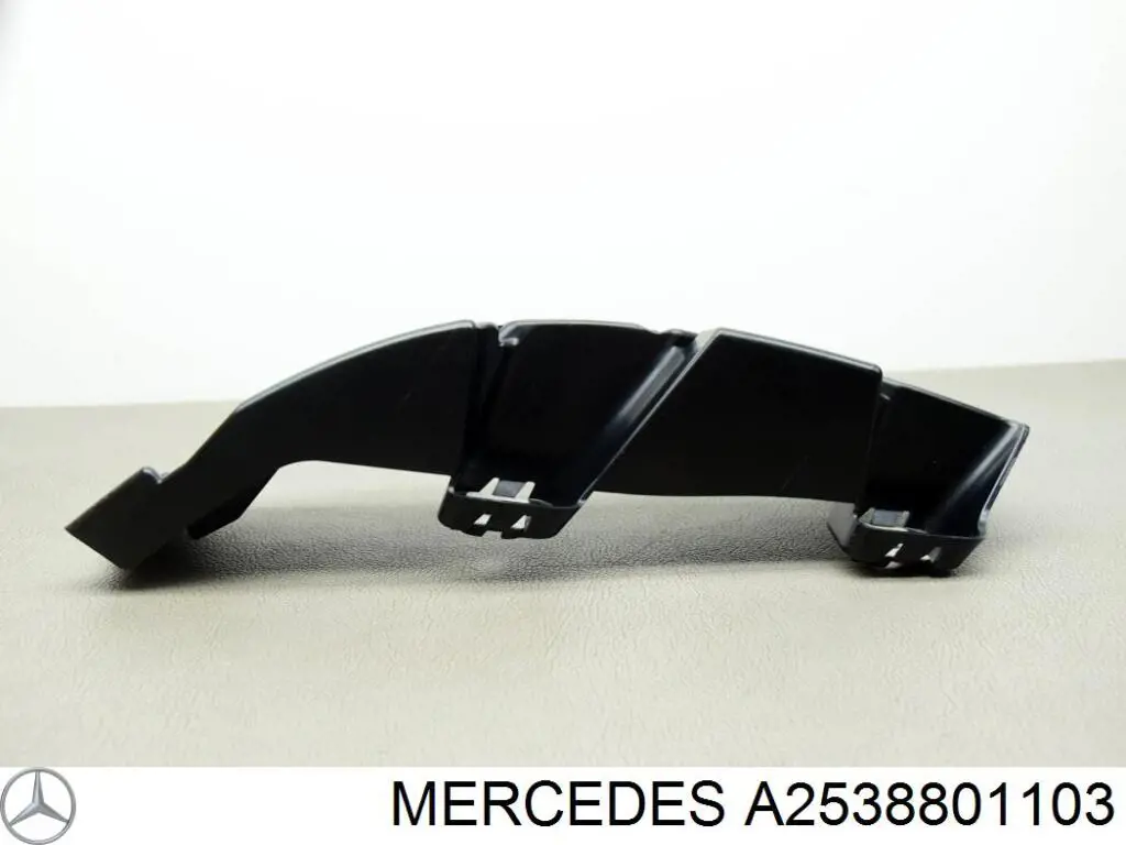 A2538801103 Mercedes Consola esquerda do pára-choque traseiro