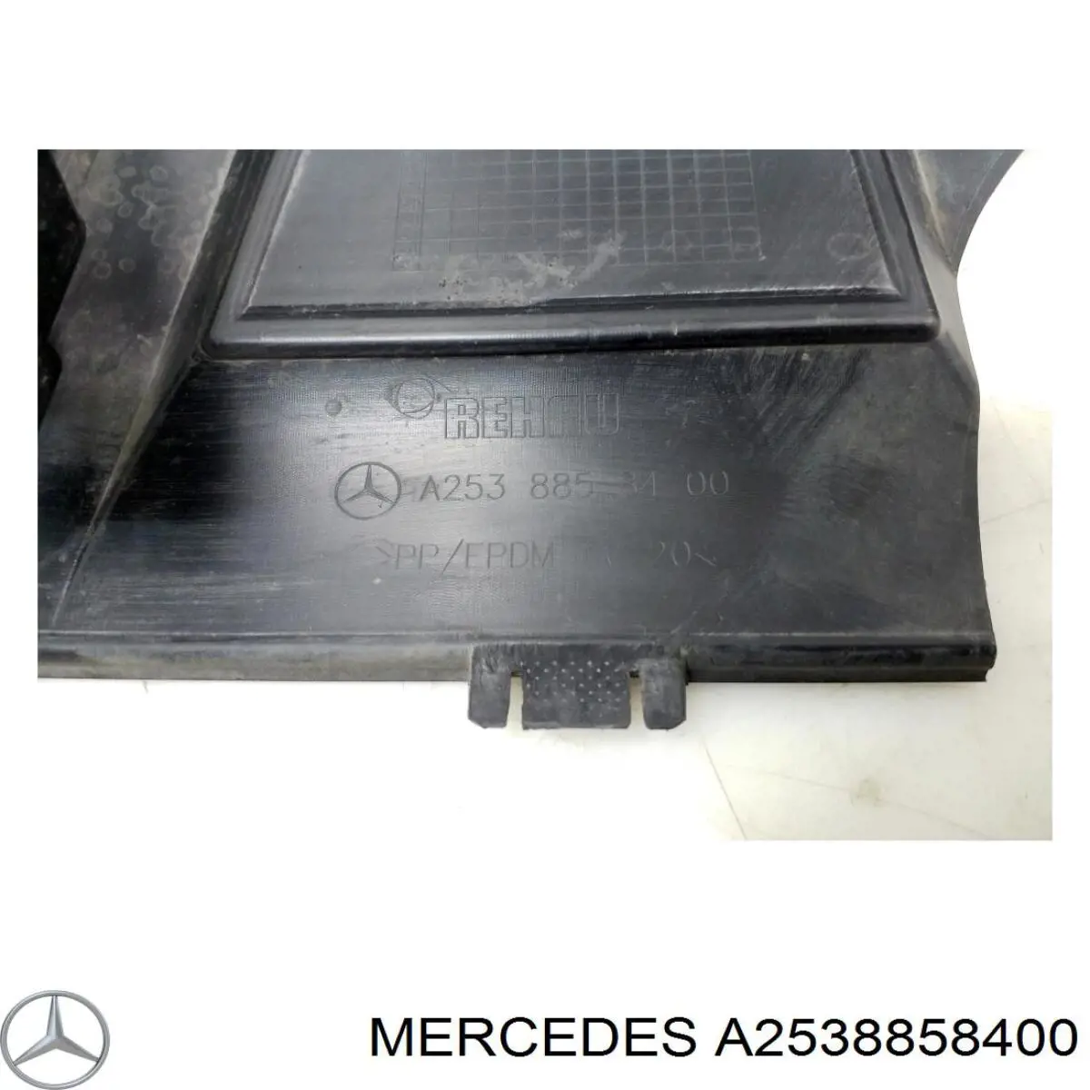 A2538858400 Mercedes Pára-choque traseiro, parte inferior