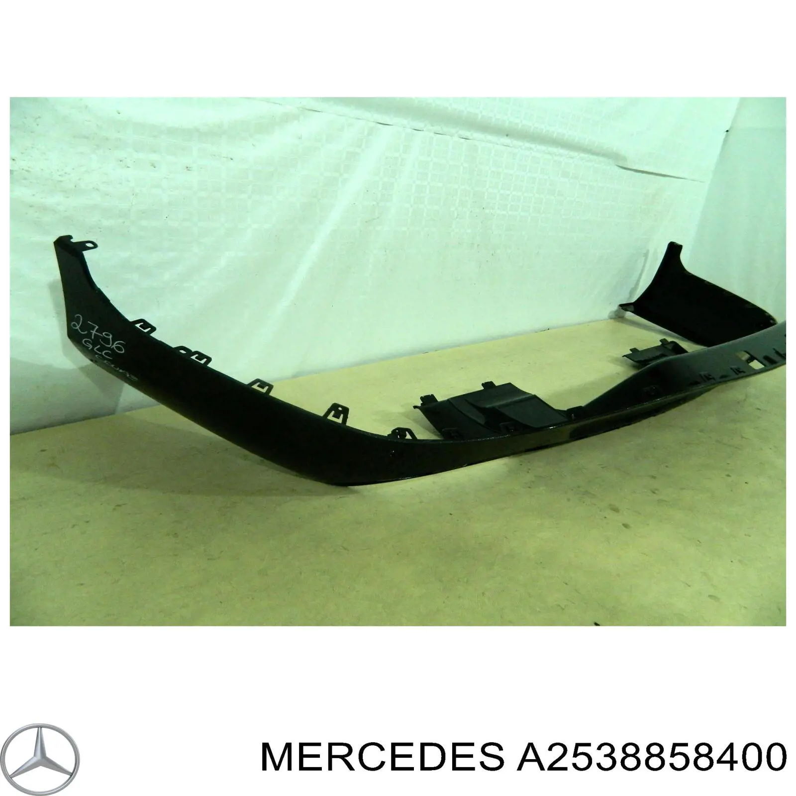 Pára-choque traseiro, parte inferior A2538858400 Mercedes