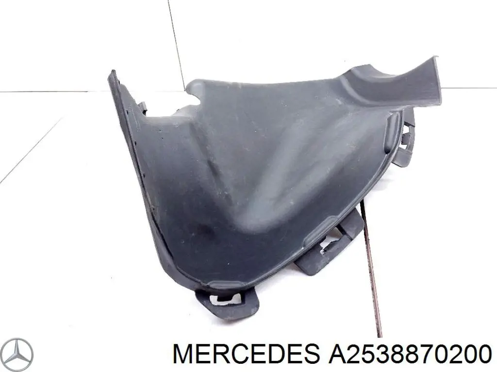 A2538870200 Mercedes Conduto de ar (defletor) do radiador