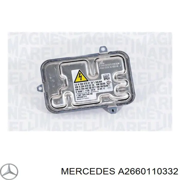 A2660110332 Mercedes Vedação traseira de cambota de motor
